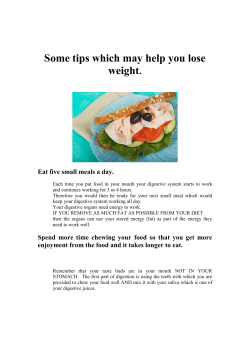 To help lose Weight - Counties Manukau Health