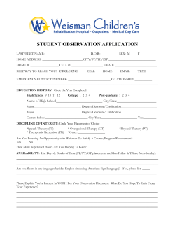 student observation application