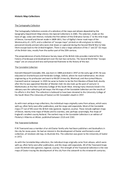 Historic Map Collections