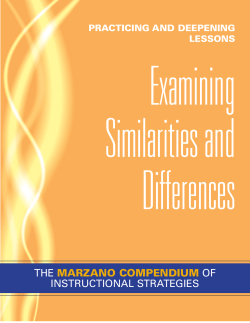 Examining Similarities and Differences