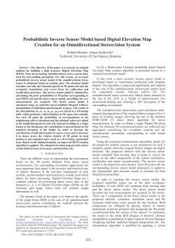 Probabilistic Inverse Sensor Model based Digital Elevation Map