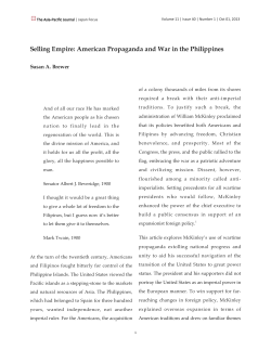 American Propaganda and War in the Philippines