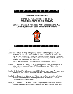 Course Outline and Bibliography - The Center for Research on