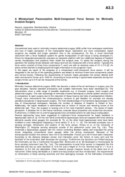 A Miniaturised Piezoresistive Multi