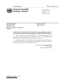 General Assembly Security Council