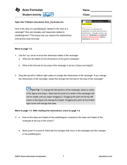 Student Activity PDF - TI Education