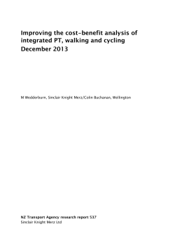Improving the cost-benefit analysis of integrated public