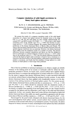 Computer simulation of solid-liquid coexistence in binary hard