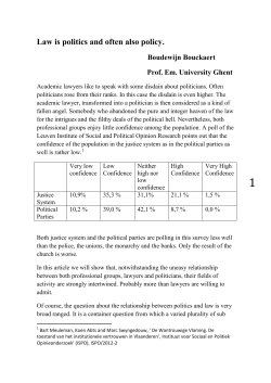 Law is politics and often also policy.