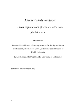 Marked Body Surface - RMIT Research Repository