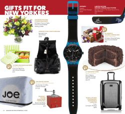 gifts fit for new yorkers