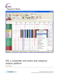 SSE: a nucleotide and amino acid sequence analysis platform