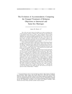 The Evolution of Accommodation - Harvard Civil Rights