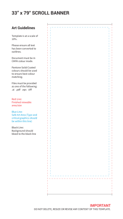 33” x 79“ SCROLL BANNER