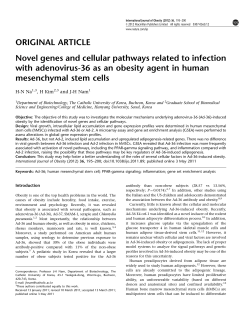 Novel genes and cellular pathways related to infection with