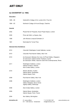 Ian DAVENPORT (b. 1966)