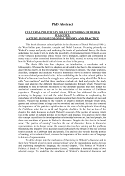 PhD Abstract