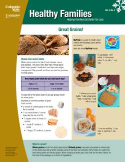 Healthy Families - CSU Extension - EFNEP