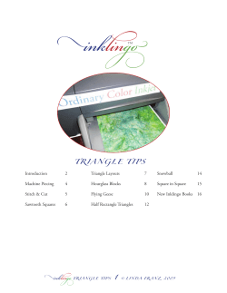 Inklingo Triangle Tips pdf