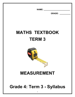 PRACTICAL MEASUREMENT
