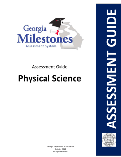 Physical Science EOC Assessment Guide