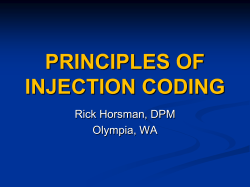 principles of injection coding