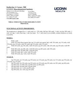 Tibial Stress Fractures Rehab Protocol
