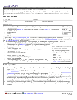Form IS-210, Request to Change Status to J-1