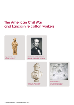 The American Civil War and Lancashire cotton workers