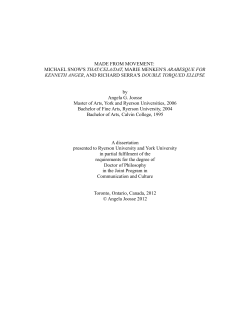 made from movement: michael snow`s that/cela/dat, marie menken`s