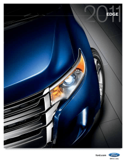 2011 Ford Edge Brochure