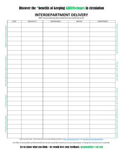 Interoffice Delivery Doc