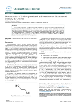 Determination of 2-Mercaptoethanol by