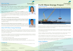 Perth Project Newsletter &ndash; Issue 9, March 2016