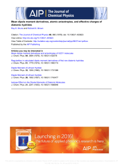 Mean dipole moment derivatives, atomic anisotropies, and effective
