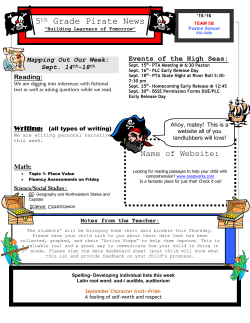 5th Grade Pirate News - Platte County School District