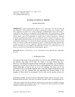 daoism as critical theory
