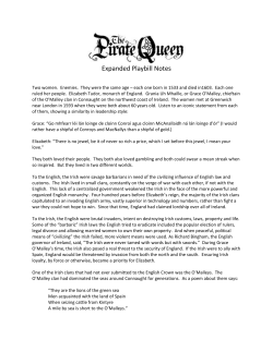 Expanded Playbill Notes