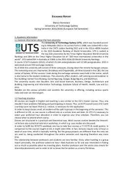 University of Technology, Sydney, SA 2015 (1 MB pdf)