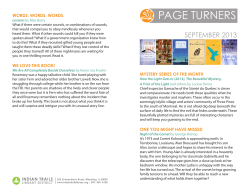 page turners - Indian Trails Public Library