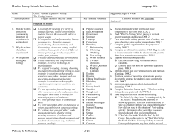 Language Arts -Grade 7 Curriculum4.1