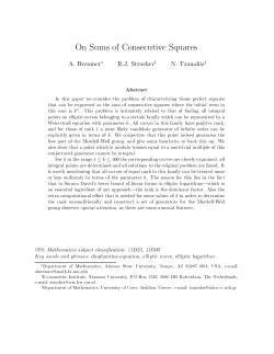 On Sums of Consecutive Squares