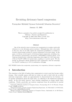 Revisiting dictionary