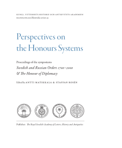 Perspectives on the Honours Systems