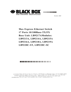 Max Express Ethernet Switch 17 Ports 10/100Base