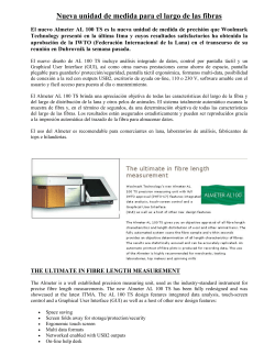 Nueva unidad de medida para el largo de las fibras