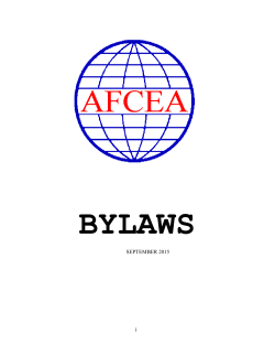 ByLaws - AFCEA International