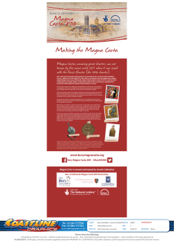 Cloister : Making the Magna Carta