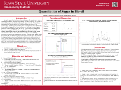 Quantitation of Sugar in Bio-oil