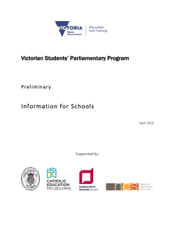 Information for Schools - National Curriculum Services